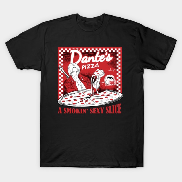 Dante's Pizza T-Shirt by CoinboxTees